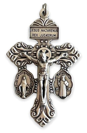 1.5" Silver Pardon Crucifix