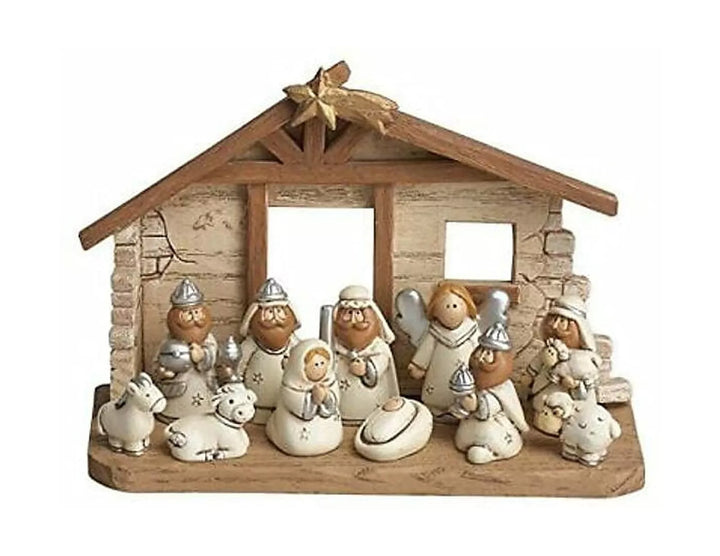 12 Piece Kids Mini Nativity Set