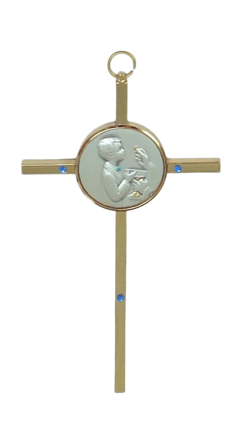 First Communion Wall Cross - Boy