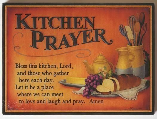 15.5" Kitchen Prayer Cutting Board