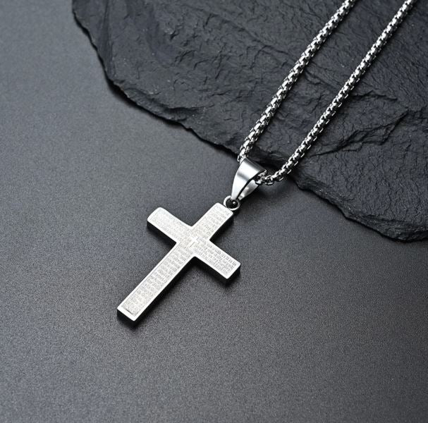 Our Father Cross Necklace