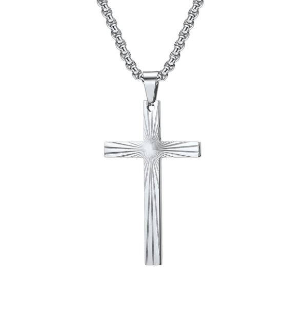 Sunburst Cross Necklace