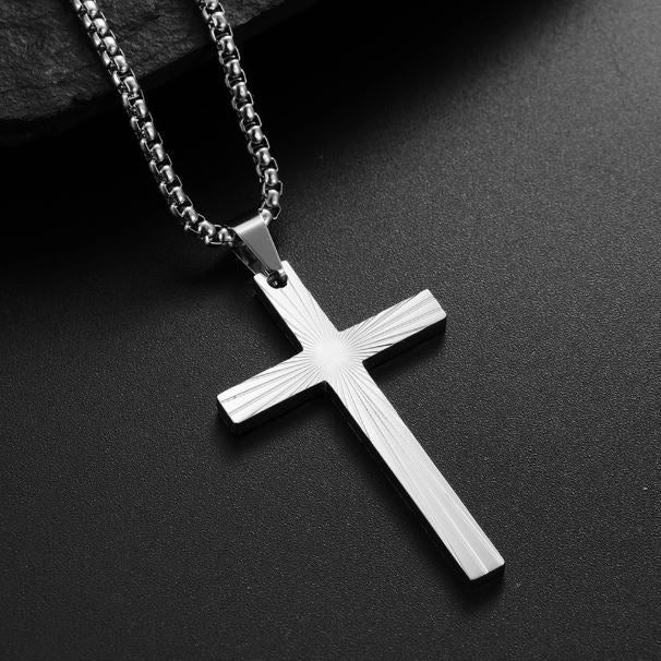 Sunburst Cross Necklace