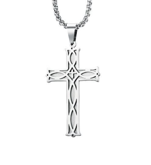 Ichthus Cross Necklace