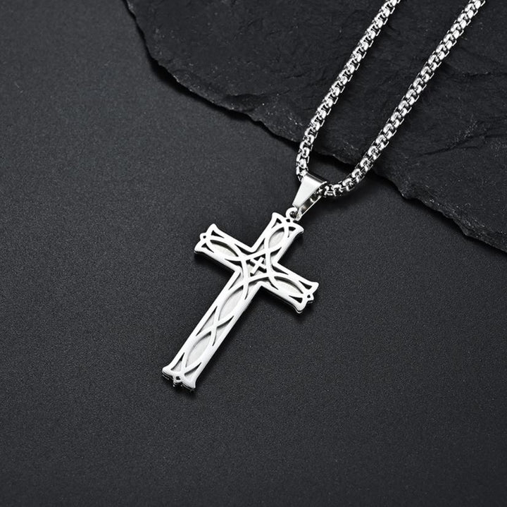 Ichthus Cross Necklace