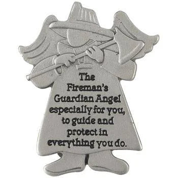 Fireman's Guardian Angel Visor Clip