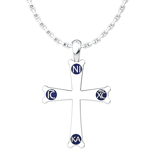 Mount Sinai Cross Sterling Silver Pendant