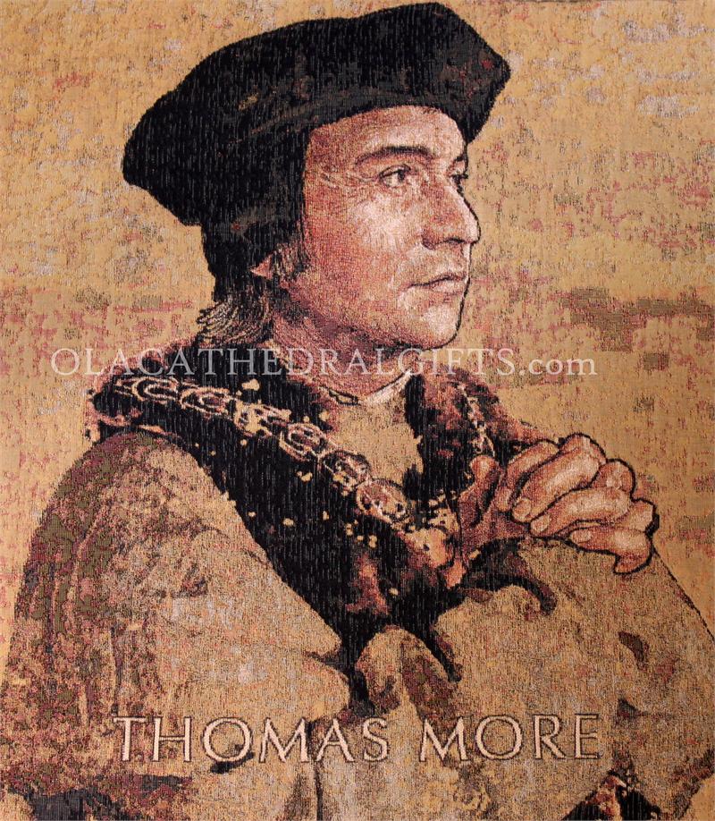 Saint Thomas More Woven Tapestry - Artist John Nava