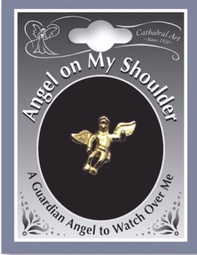 Angel on My Shoulder Lapel pin