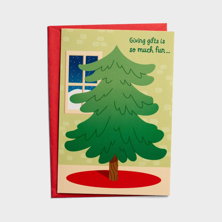 Interactive Sticker Christmas Tree - 8 Christmas Boxed Cards