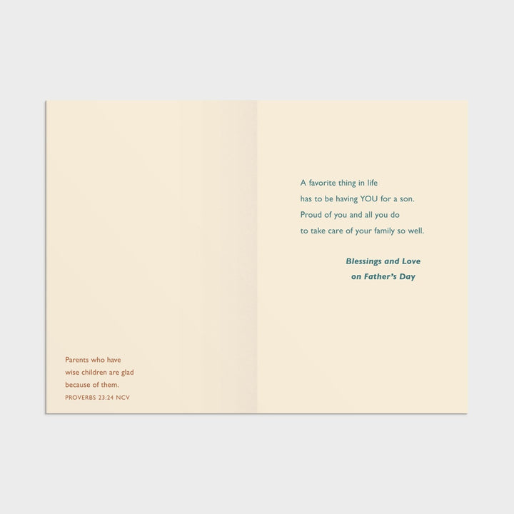 Son - Father's Day Greeting Card