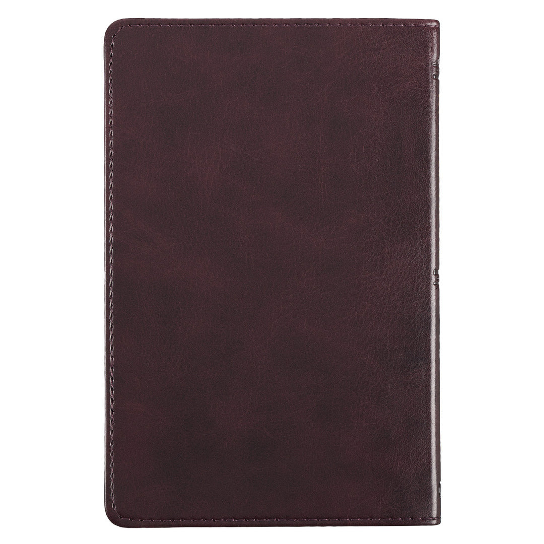 101 Prayers for Men Brown Faux Leather Gift Book - Psalm 145:18