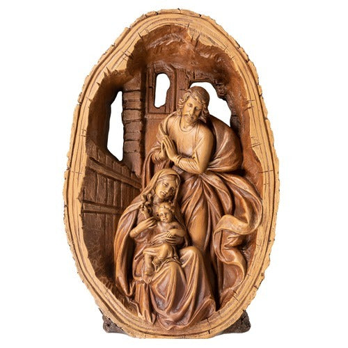 11" Holy Family Nativity Panoramic Sculpture