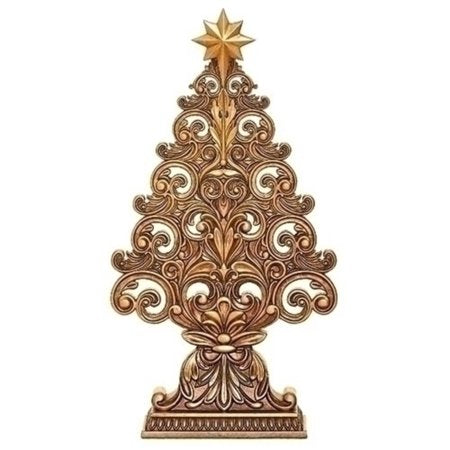 14.2" Fleur de Lis Christmas Tree