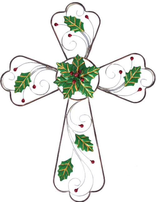 21" Christmas Wall Cross