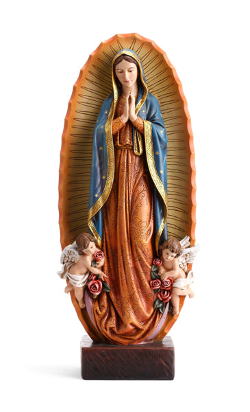 23.5" Our Lady of Guadalupe with Angels