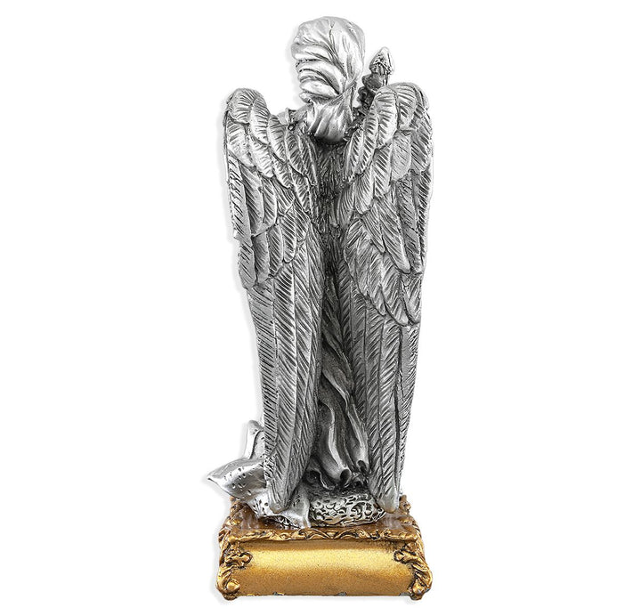 4 1/2" Pewter Saint Michael Statue