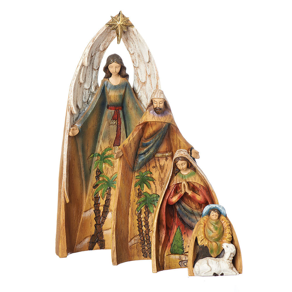 11" Holy Family Nativity Nesting Set