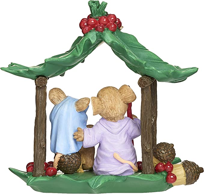 5" Mouse Holy Family Nativity Figurine