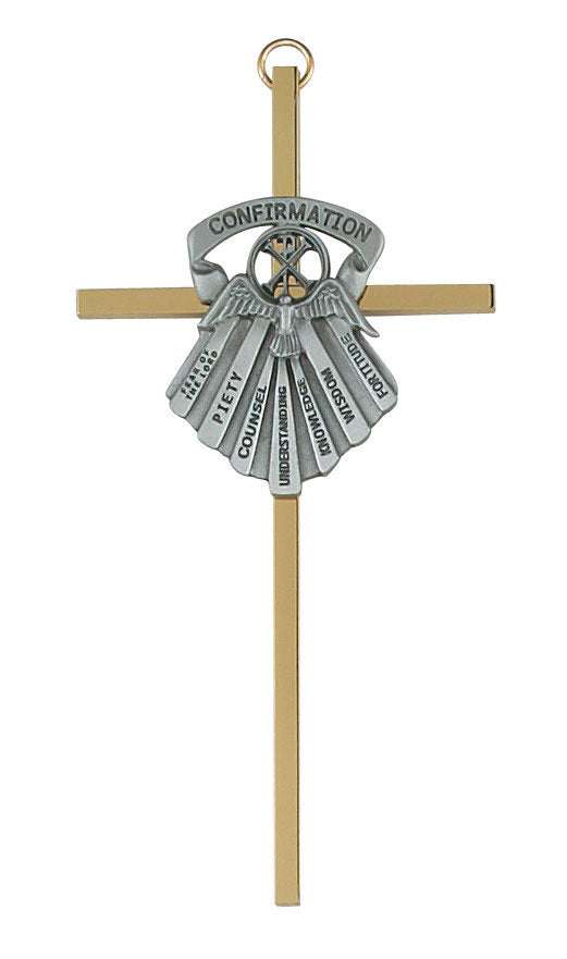 6" Two-Tone Confirmation Cross