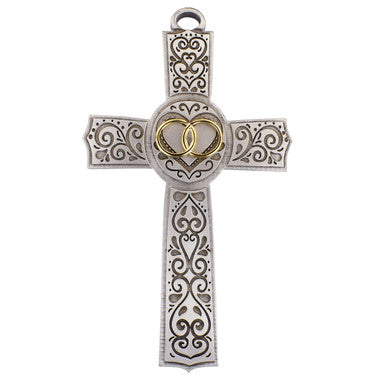 6" Filigree Wedding Cross