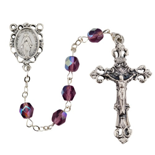 Dark Amethyst - February Birthstone Rosary