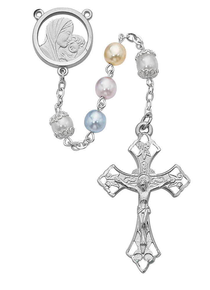 Multicolor Pearl Rosary
