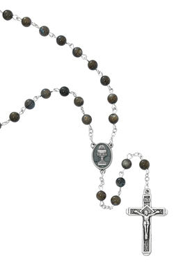 6MM River Rock First Communion Rosary