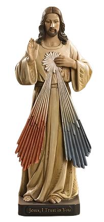 8" Toscana Divine Mercy Statue