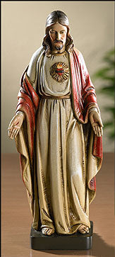 8" Sacred Heart of Jesus Statue