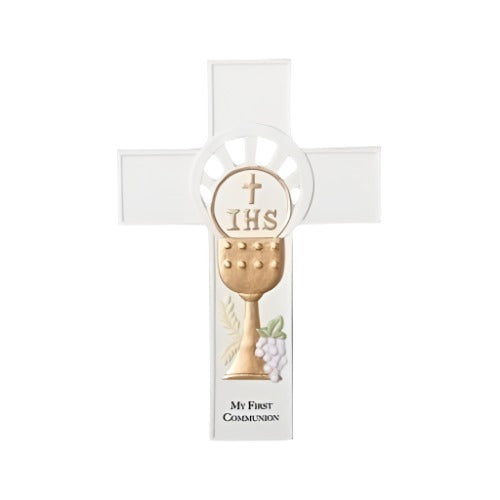 8.25" First Communion Wall Cross