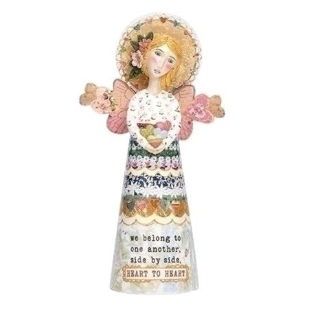 8.5" Heart to Heart Angel Figurine