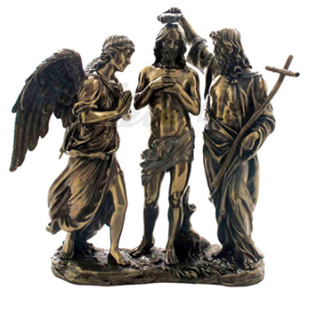 Baptism of Christ Statue