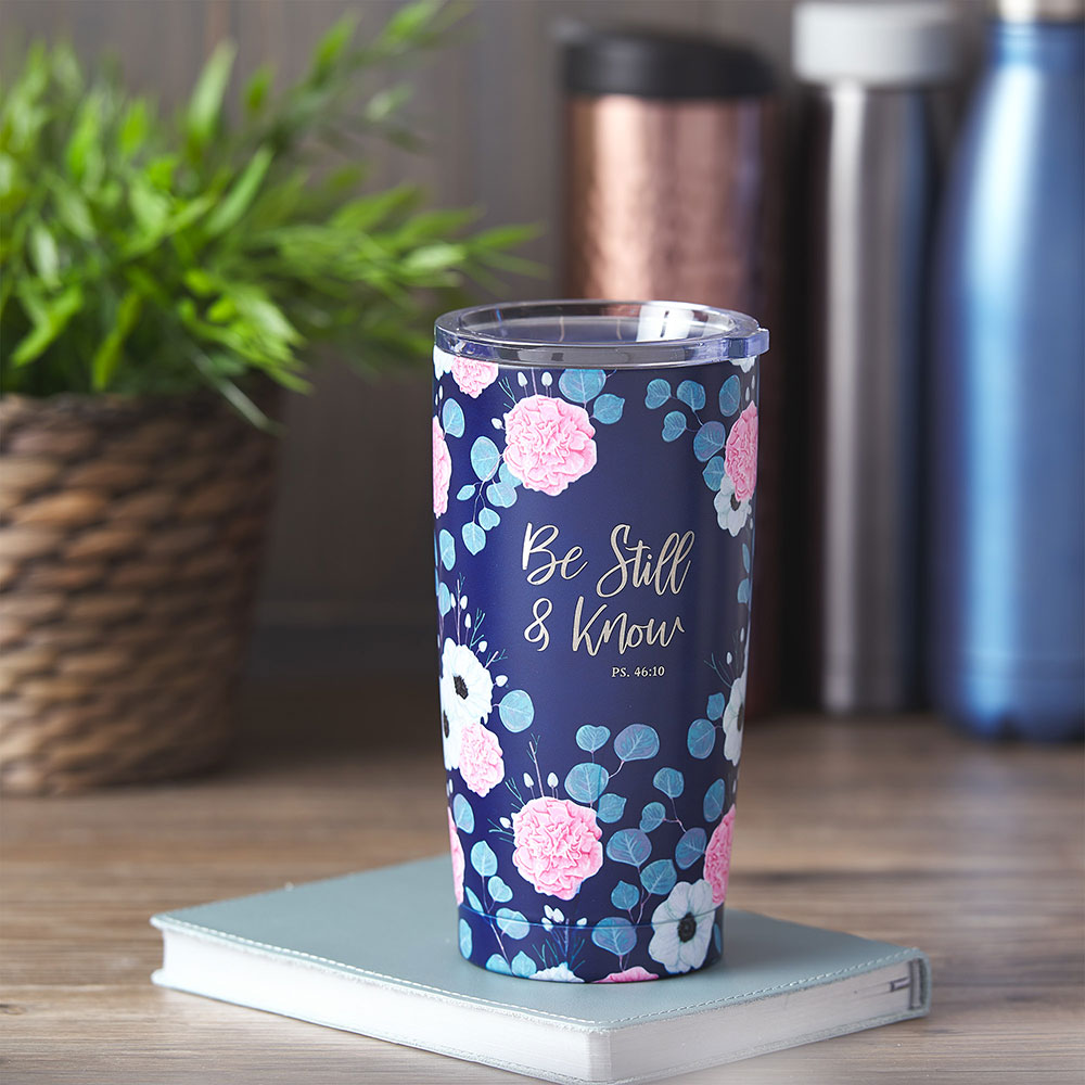 Be Still & Know Stainless Steel Mug - Psalm 46:10