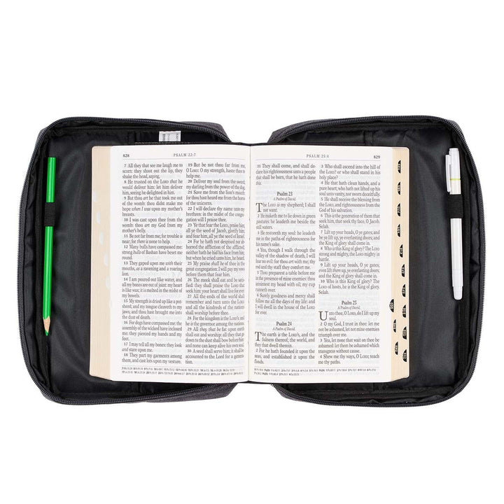 Be Strong in the Lord Gray Value Bible Cover - Ephesians 6:10