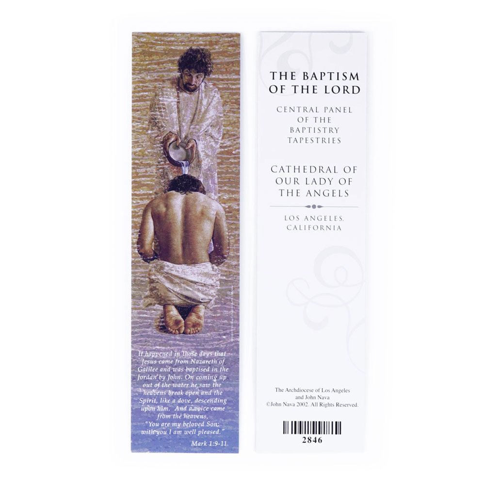 Baptism of Our Lord Bookmark - Artist John Nava