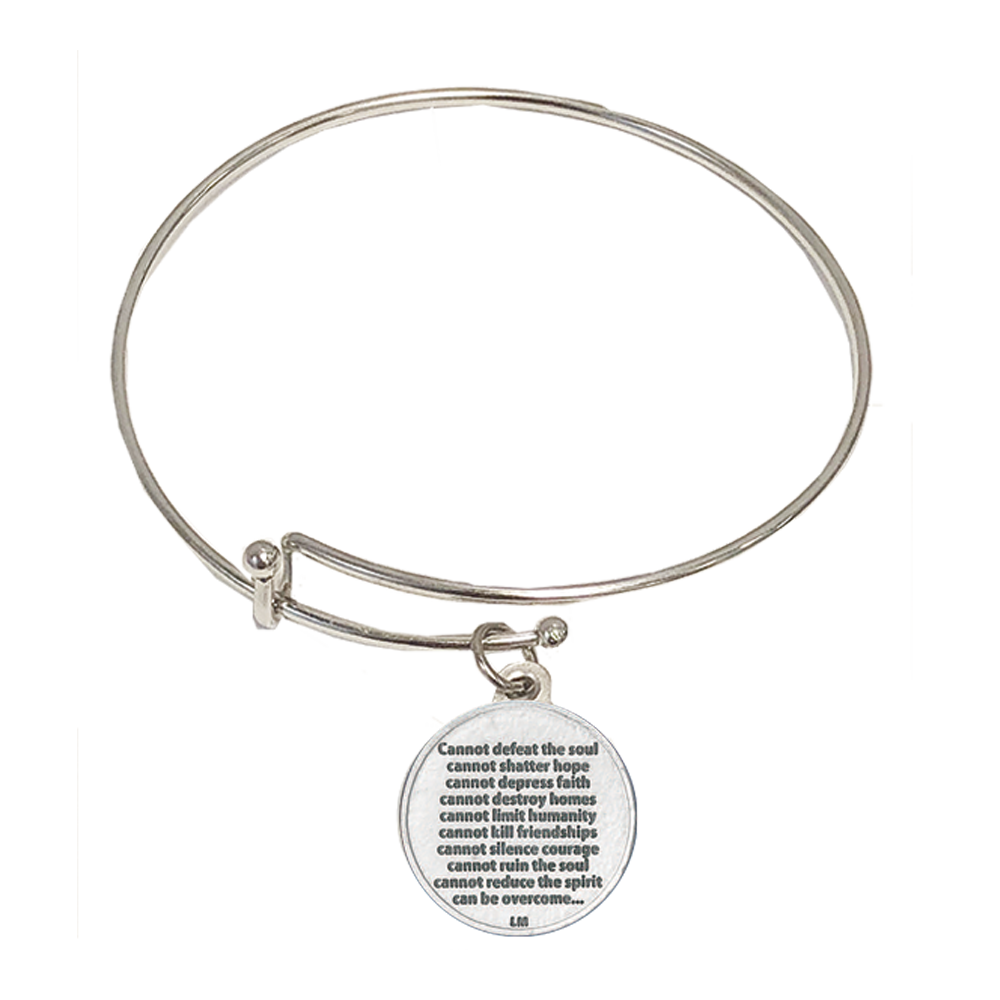 Cancer Recovery Bangle Bracelet