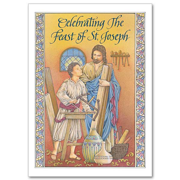 Celebrating the Feast of St. Joseph - Greeting Card