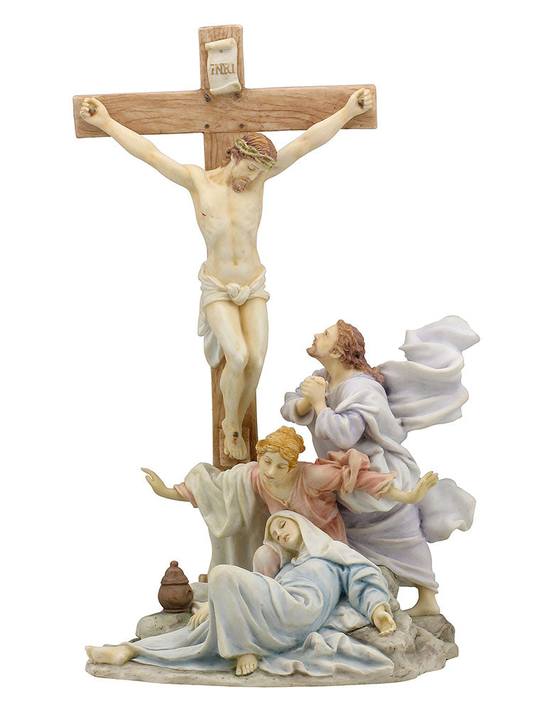 13" Crucifixion Scene Statue