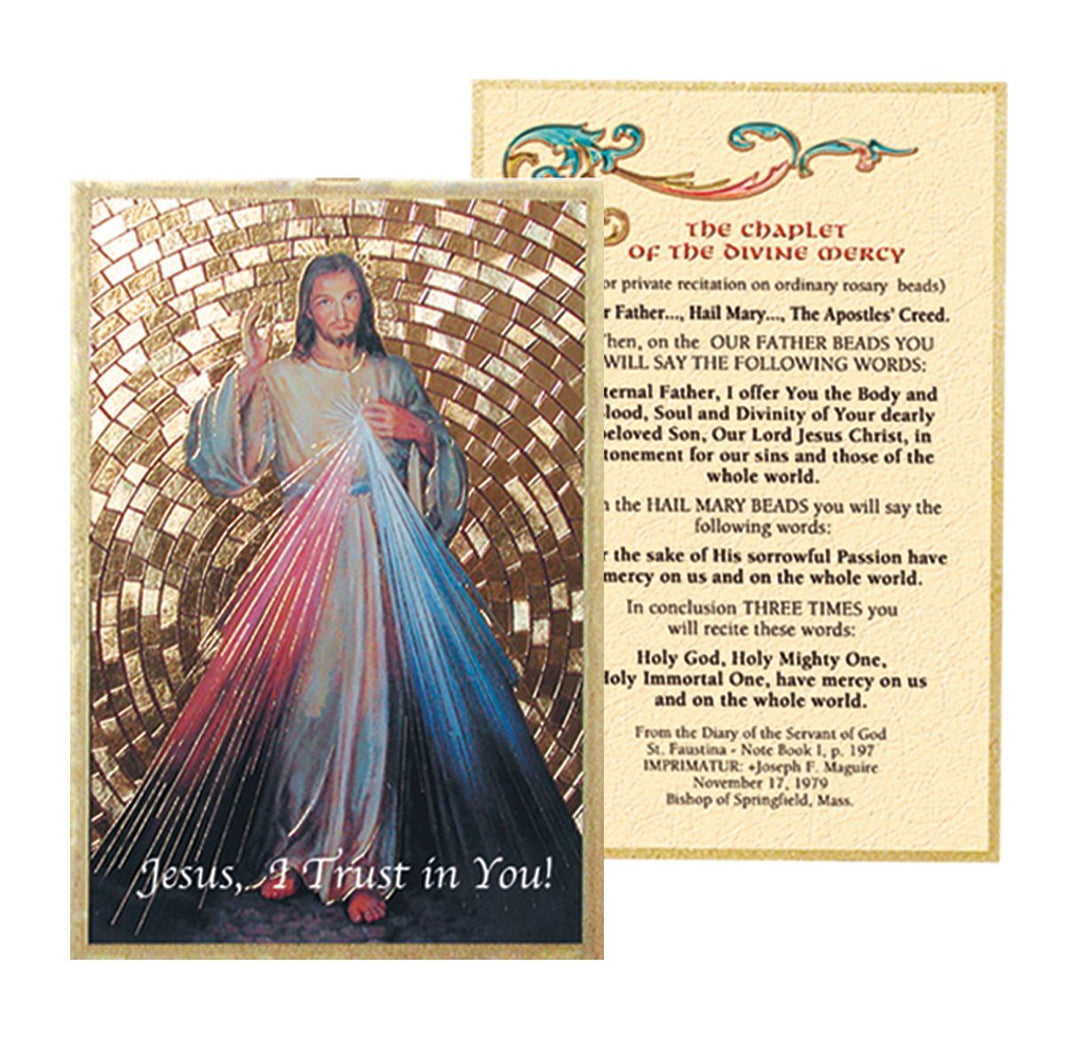 4" x 6" Divine Mercy Mosaic Plaque