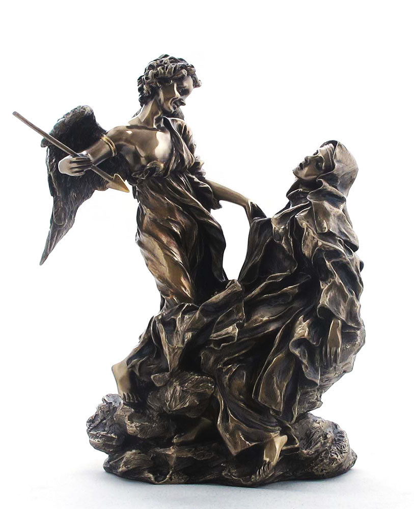 8.66" Ecstasy of St. Teresa - Bronze Style Statue