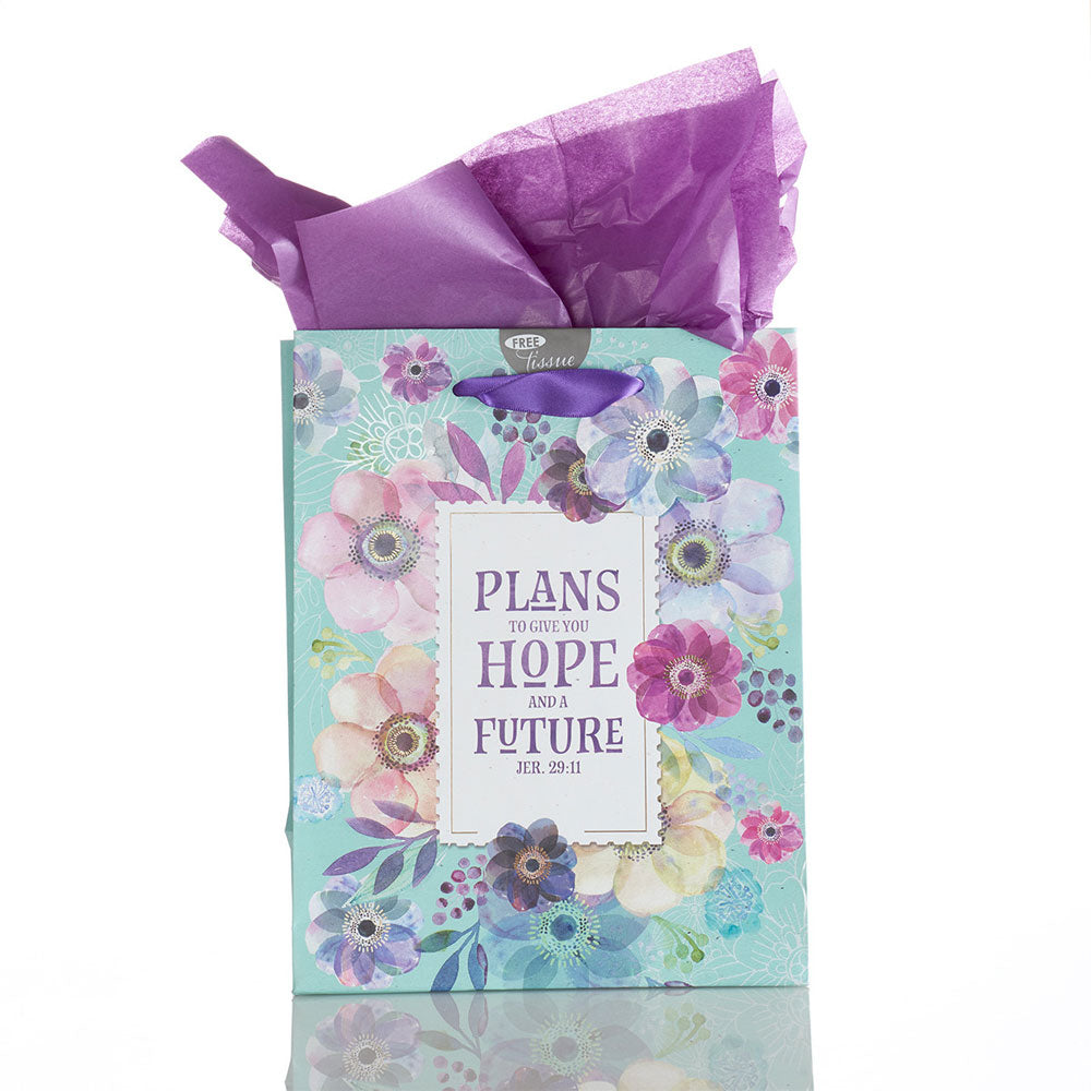 Plans Hope Future Medium Gift Bag - Jeremiah 29:11