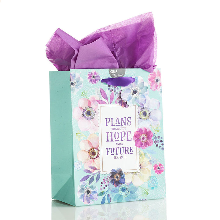 Plans Hope Future Medium Gift Bag - Jeremiah 29:11