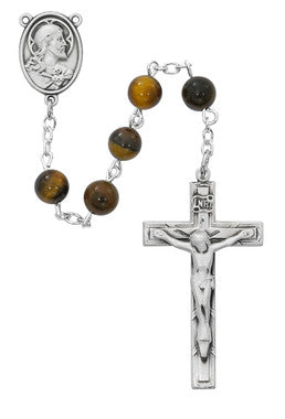 Genuine Tiger Eye Rosary