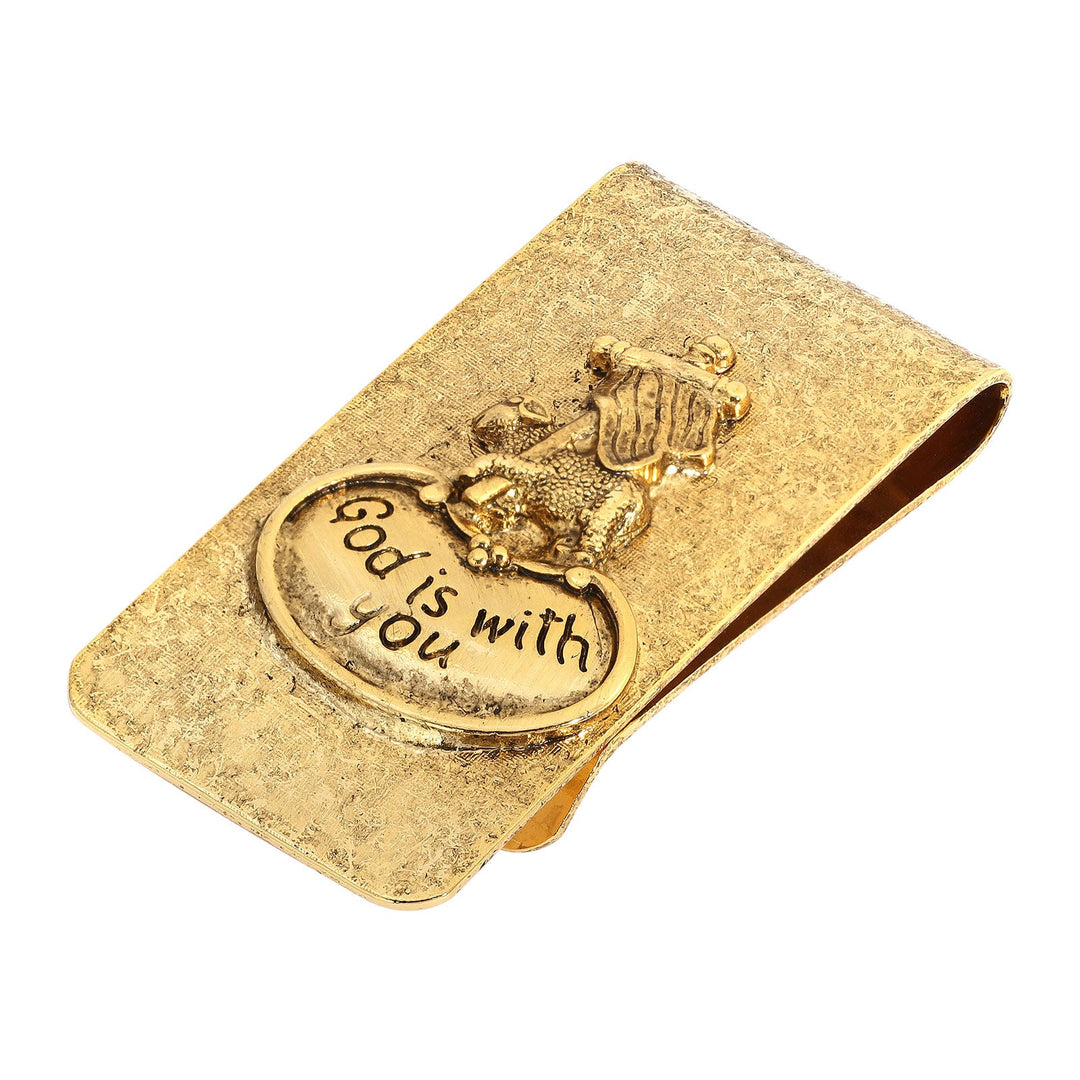 God Is with You Money Clip