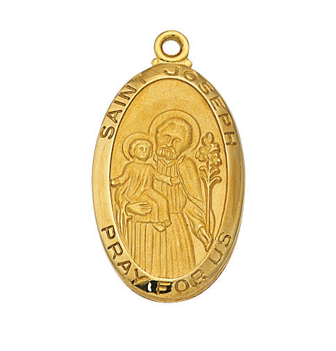 Gold/Sterling Silver St. Joseph Medal