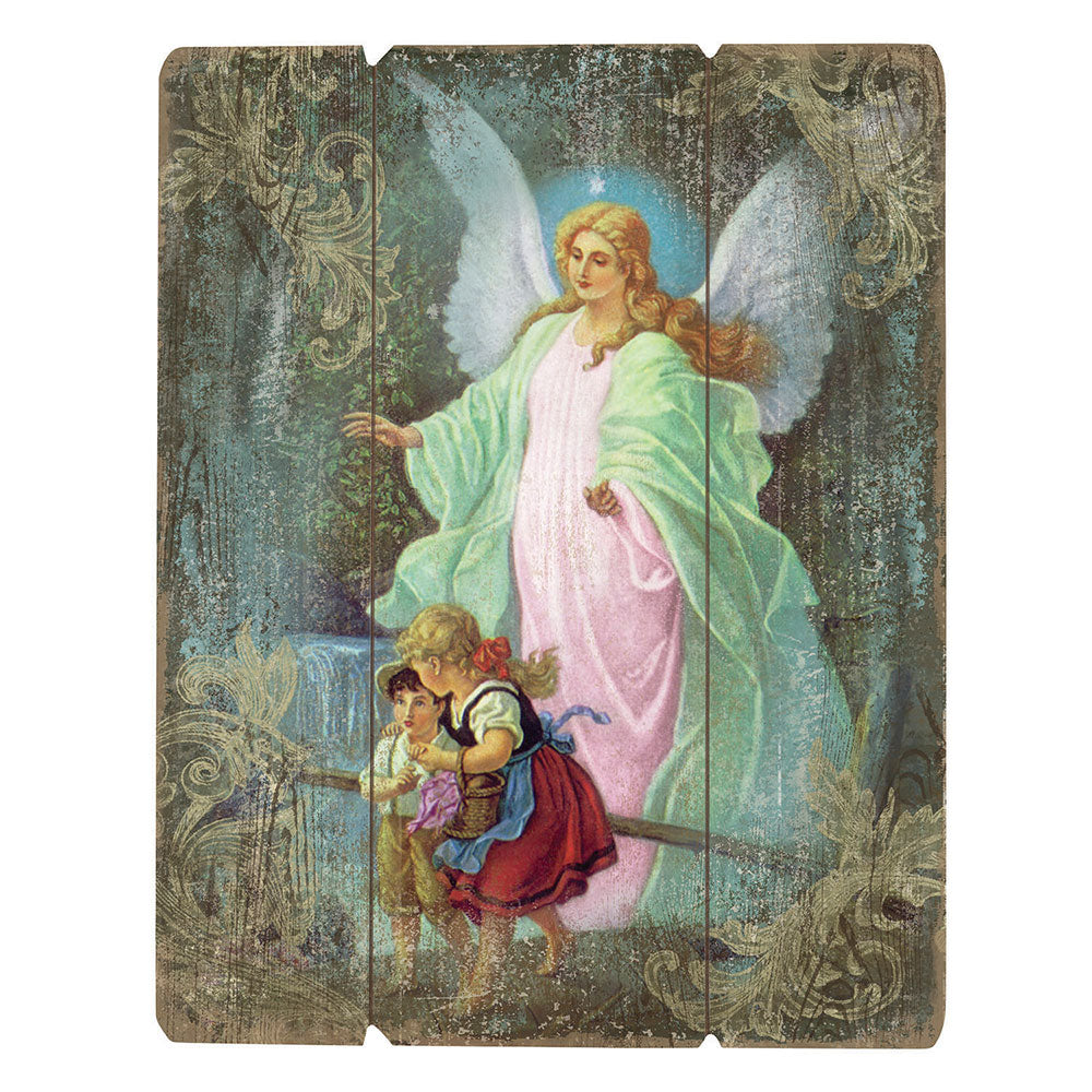 15" Guardian Angel Plaque