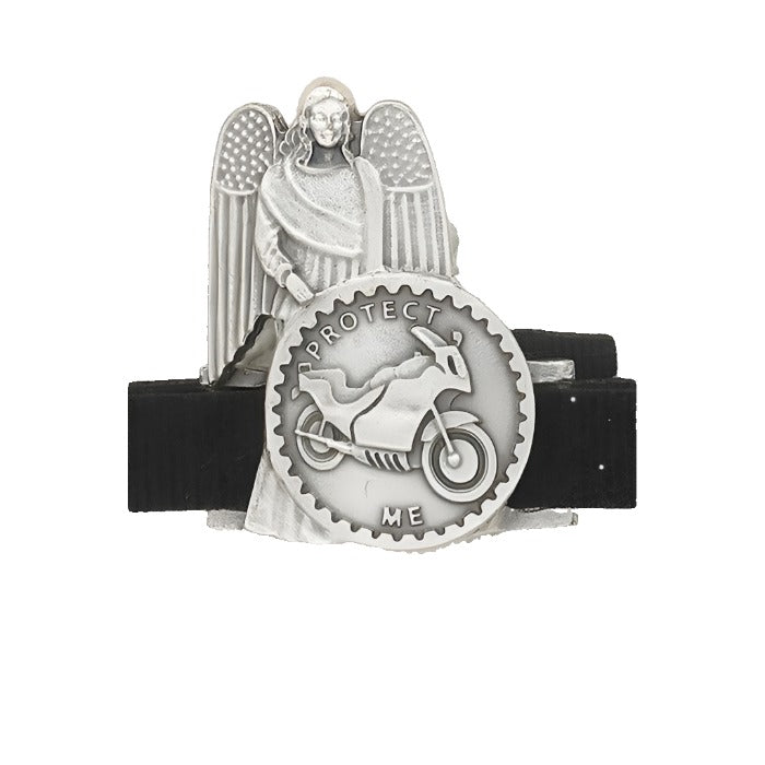 Guardian Angel with Motorbike - Car Visor