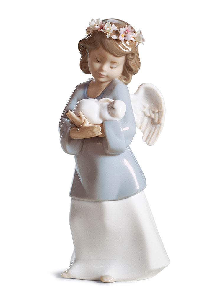 7" Heavenly Love Angel - Porcelain Statue