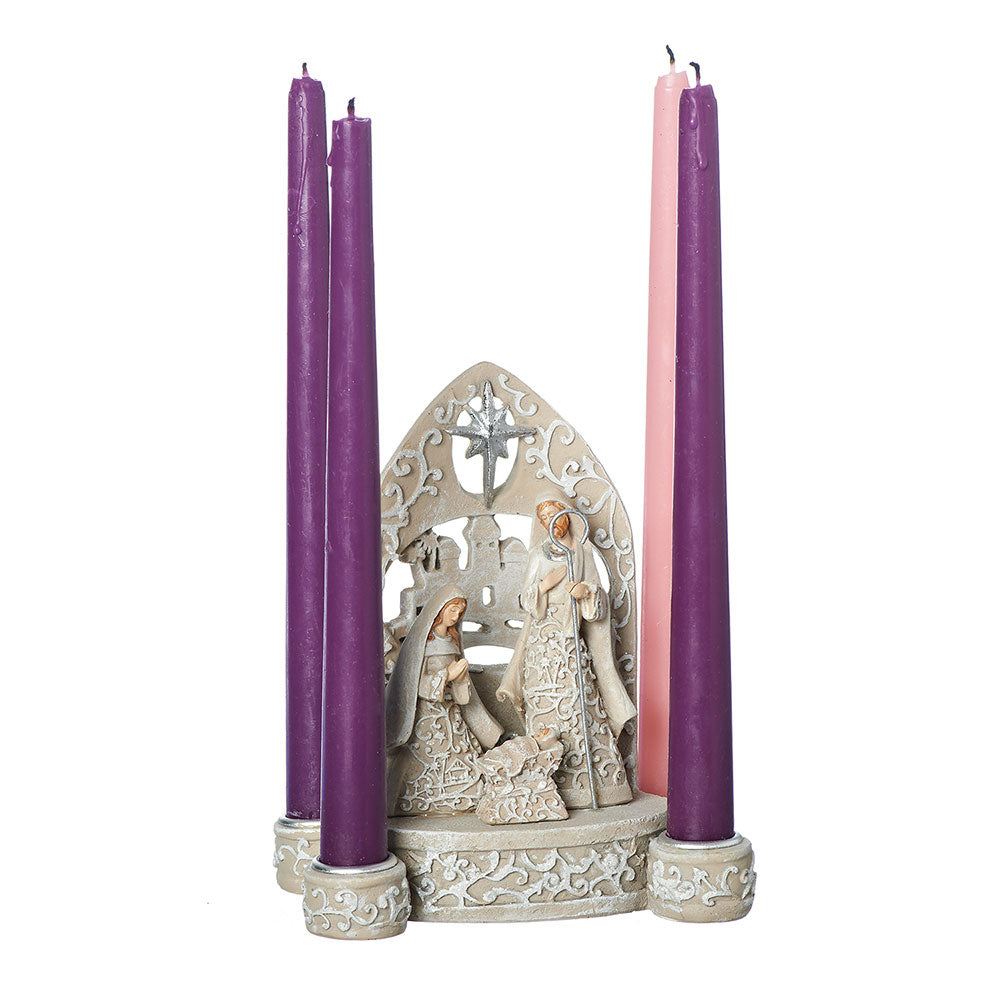 Holy Family Advent Candle Holder